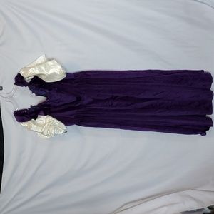 Purple & white XXXL costume dress, fantasy, Ren Faire, princess